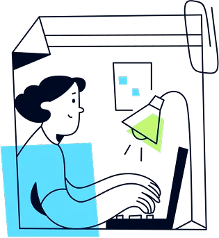 Journalist illustration